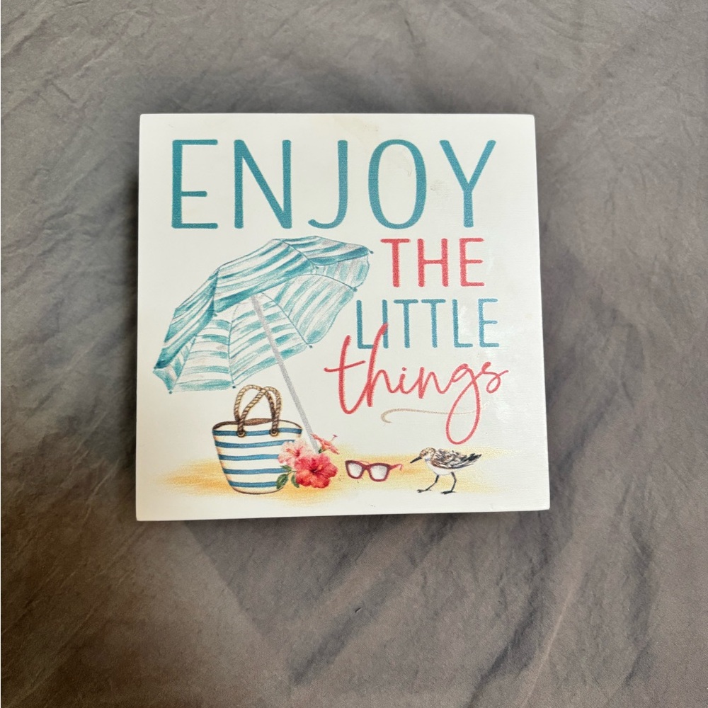 Decorative Trinket Box with Beach Theme